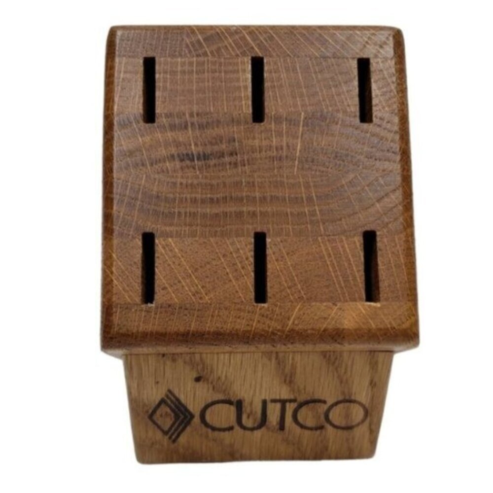 Cutco Hardwood 6 Slot Table Knife Block
